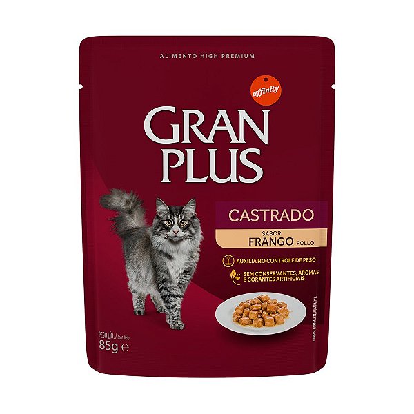 Sache Gran Plus Gato Cast Frango 85g