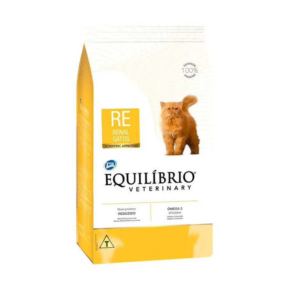 Ração Equilíbrio Veterinary Renal Gatos Adultos 500 g