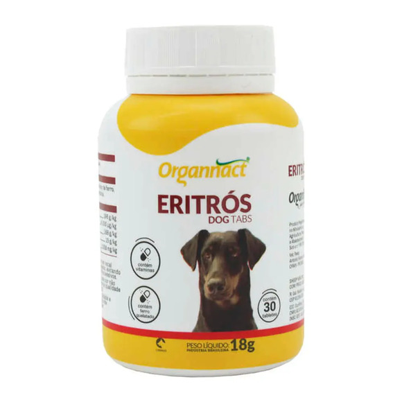 Organnact Eritros Tabs 18g 30 Comprimidos