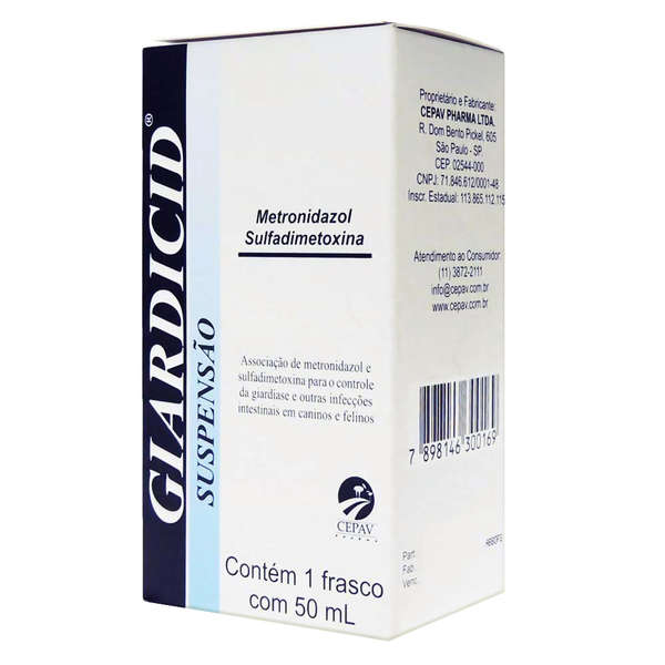 Giardicid 50ml Suspensao