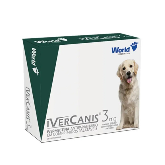 Ivercanis 4 X 3 Mg Único