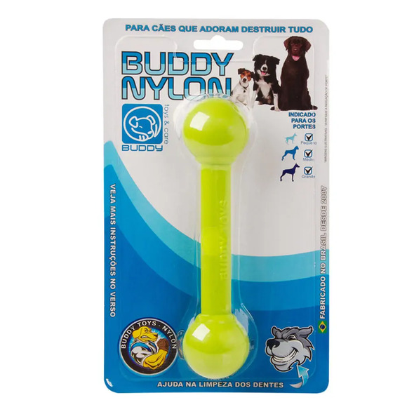 Brinquedo Halteres Nylon Buddy Toys Único