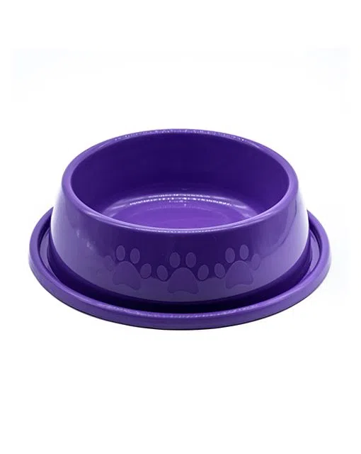Comedouro Plastico Anti Formiga Pequeno Lilas 600 ml