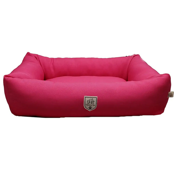 Cama Retangular Fábrica Pet Rosa P