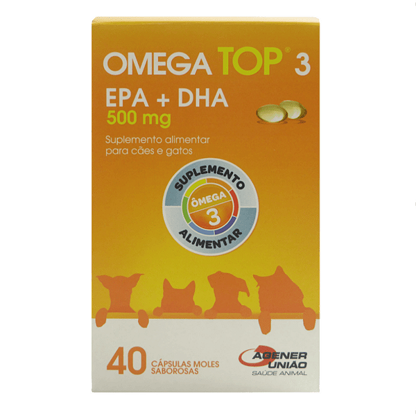 Omega Top 3 C/ 40 Caps 500mg