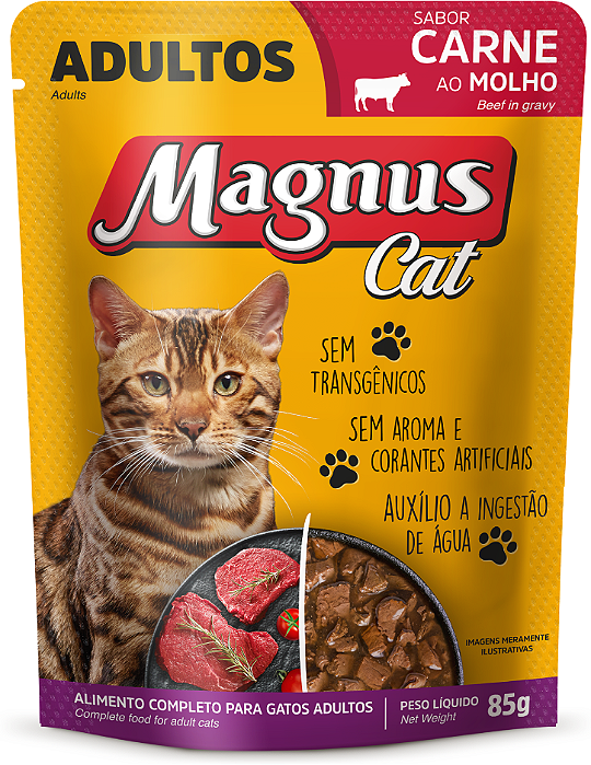 Sache Magnus Cat Carne 85g