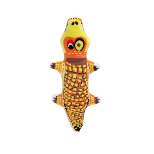 Brinquedo de Pelúcia para Cães Crocodilo Mix Color The Pets Brasil The Pets