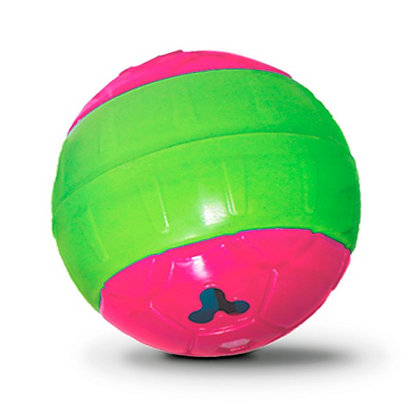 Brinquedo Dispenser Snack Ball Rosa Truqys Único
