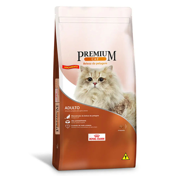 Ração Royal Canin Premium Gatos Adultos Beleza da Pelagem 1kg