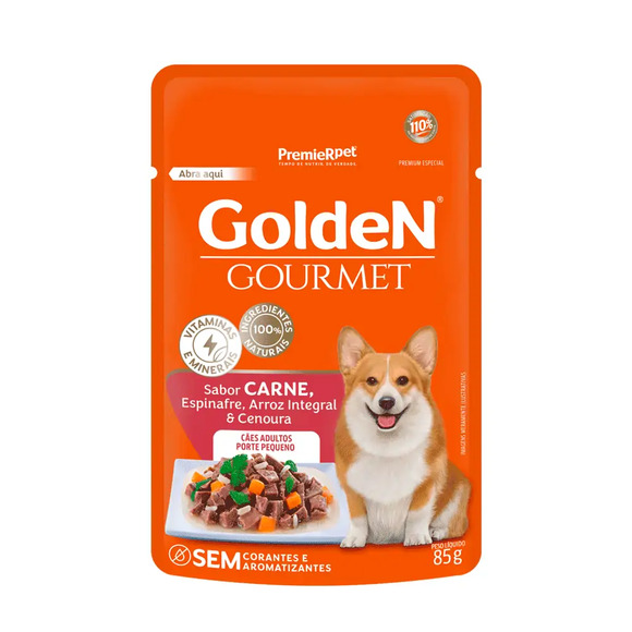 Sache Golden Gourmet Cao Ad Peq P Car 85g