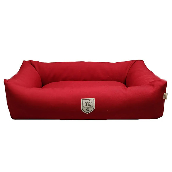 Cama Retangular Fábrica Pet Vermelha G