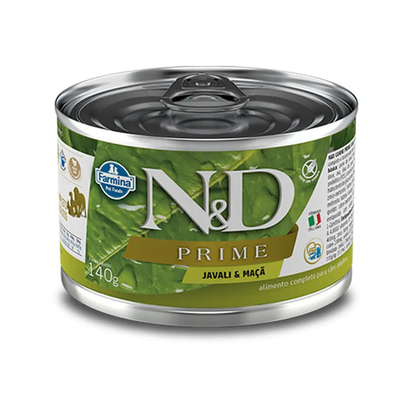 Ração Úmida N&D Prime Cães Javali e Maçã 140 g