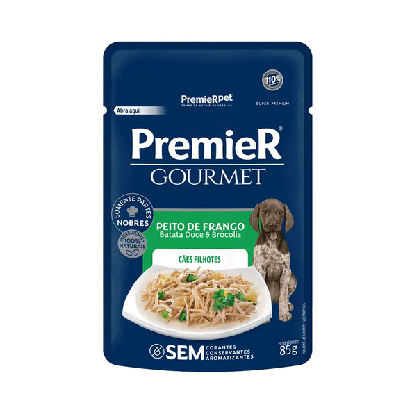 Sache Premier Gourmet Cao Filh Fgo 85g