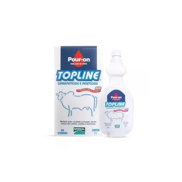 Carrapaticida E Inseticida Topline Red Pour-On 1 L