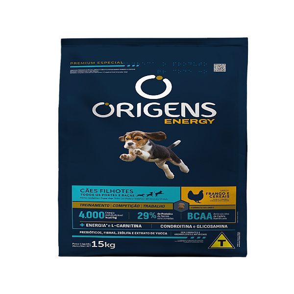 Origens Filhotes Energy Frango 15kg
