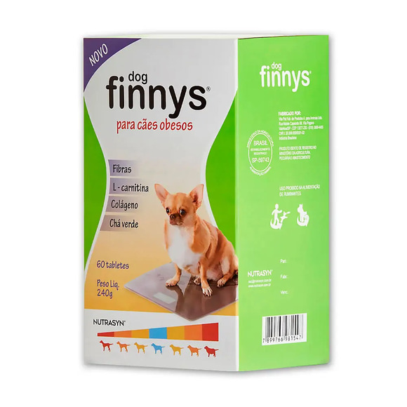 Suplemento para Cachorro Dog Finnys 60 Tabletes Único