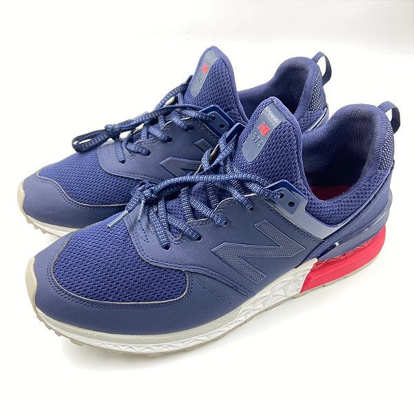 NEW BALANCE 574 SPORT NAVY RED
