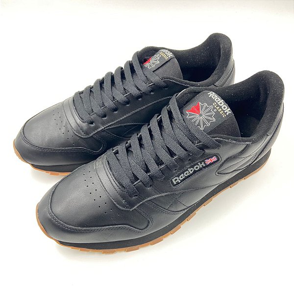 REEBOK CLASSIC LEATHER BLACK GUM