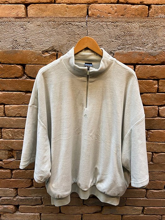 MOLETOM ADIDAS BASKETBALL 3/4 HALF ZIP MINT