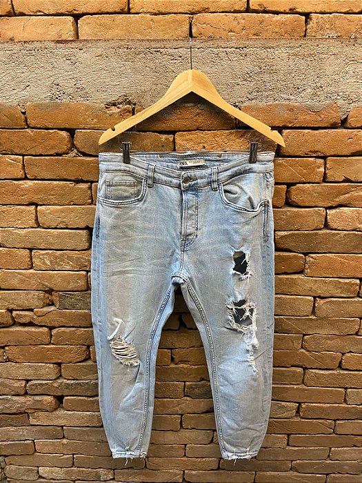 CALÇA ZARA RIPPED