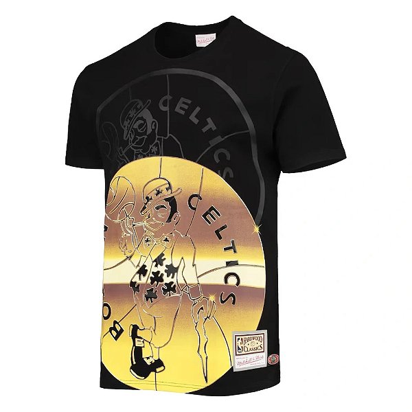 CAMISETA MITCHELL & NESS CELTICS GOLD