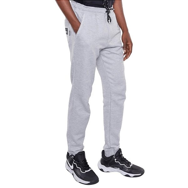 CALÇA MOLETOM AND1 CINZA