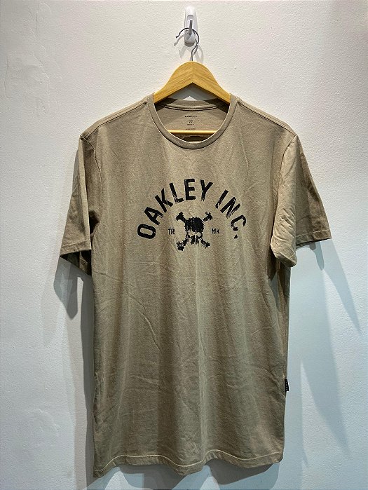 CAMISETA OAKLEY SKULL BEIGE