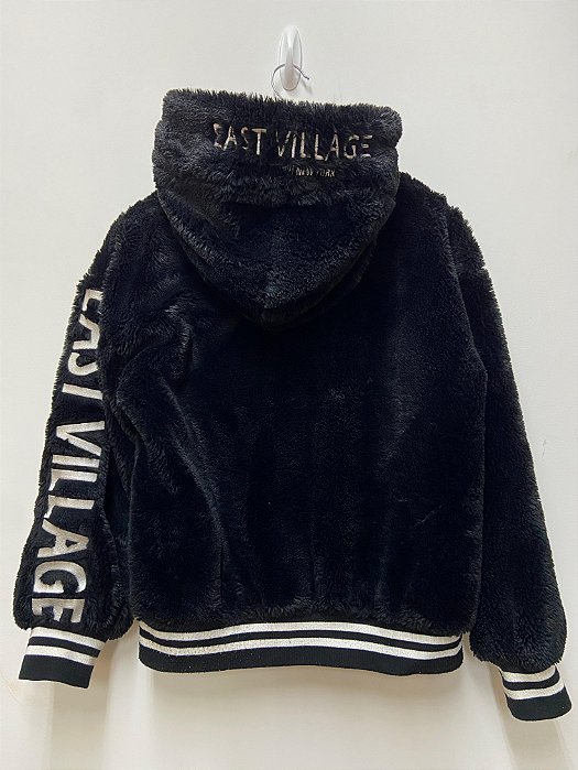 JAQUETA BOMBER FOREVER 21 BLACK