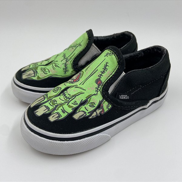 VANS SLIP-ON ZOMBIE BLACK