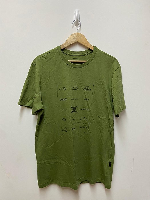 CAMISETA OAKLEY LOGOMANIA GREEN