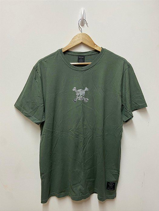 CAMISETA OAKLEY BACK TO SKULL EMERALD