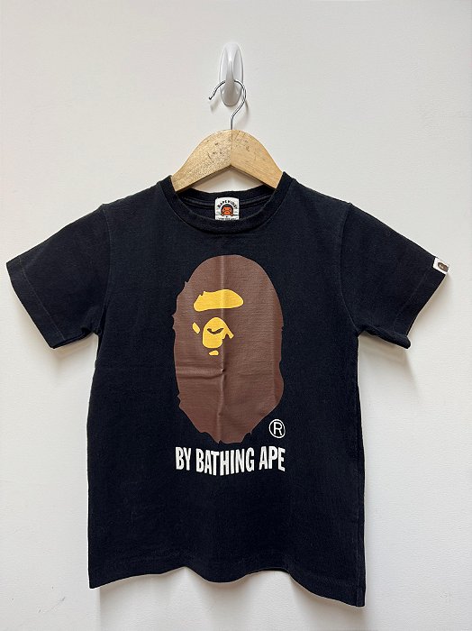 CAMISETA BAPE KIDS APE HEAD BLACK
