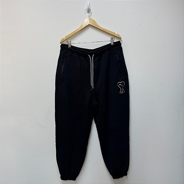 CALÇA MOLETOM PUMA X AMI BLACK