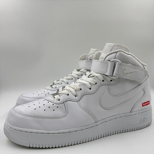 SUPREME X NIKE AIR FORCE 1 MID WHITE
