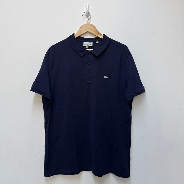 CAMISETA POLO LACOSTE SLIM FIT MARINHO