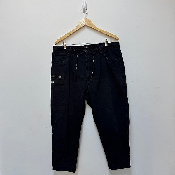 CALÇA JOGGER Á LA GARÇONNE PRETA