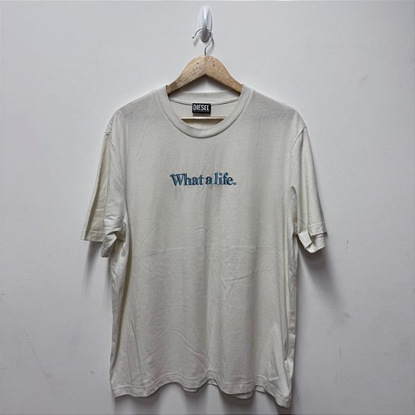 CAMISETA DIESEL WHAT A LIFE