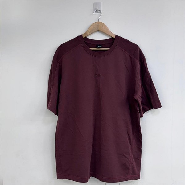 CAMISETA OAKLEY DUAL FRENCH TERRY BORDO
