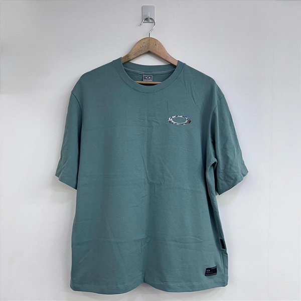 CAMISETA OAKLEY ELLIPSE SHARP METAL SM26 VERDE