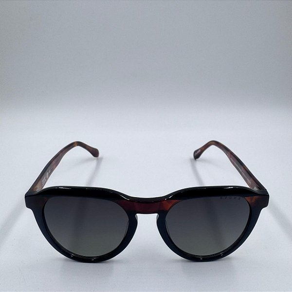 ÓCULOS DE SOL EVOKE EVK 45 BLACK SHINE TURTLE GRAY GRADIENT