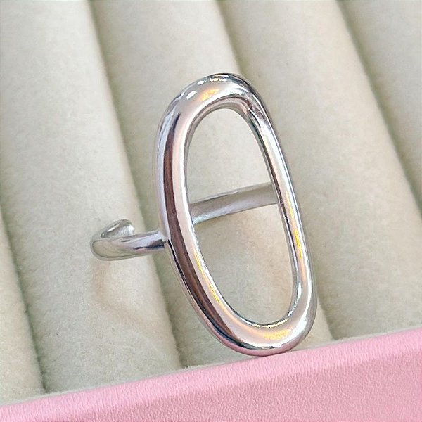ANEL OVAL MINIMALISTA