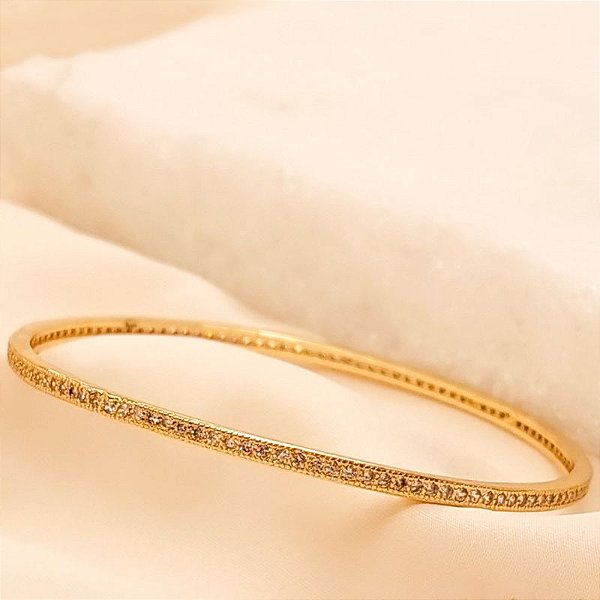 BRACELETE CRAVEJADO ZIRCONIAS