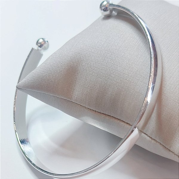 BRACELETE ARO LISO COM ESFERAS