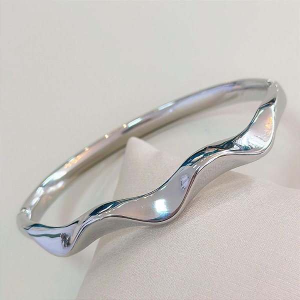 BRACELETE ARO ORGÁNICO DESING ONDAS
