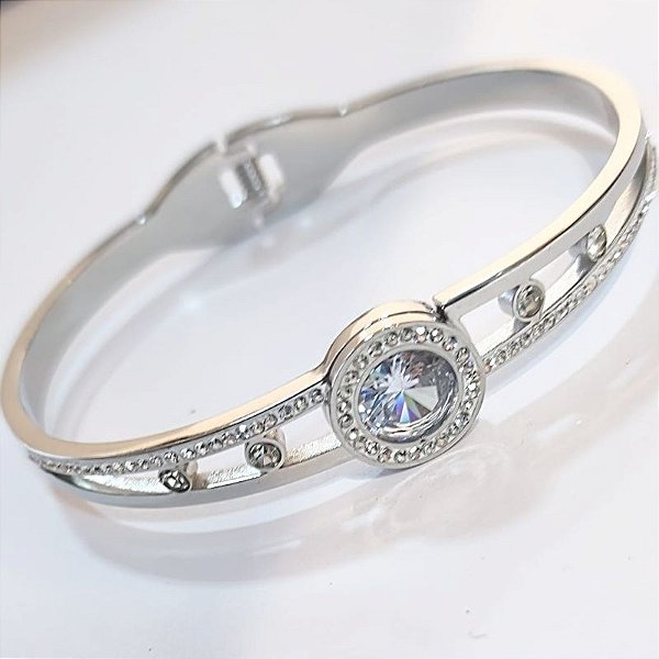 BRACELETE COM ZIRCONIA