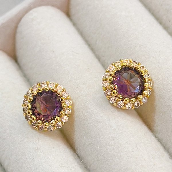 BRINCO CIRCULO ROXO