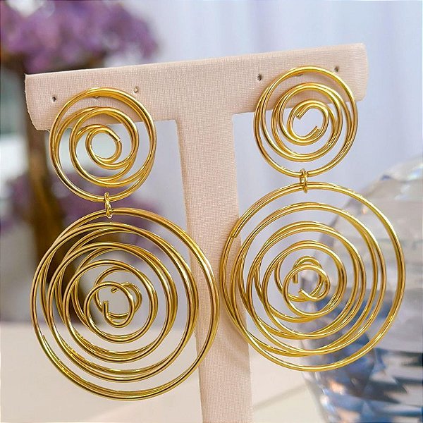 Brinco - BRINCO PENDENTE DESING ESPIRAL