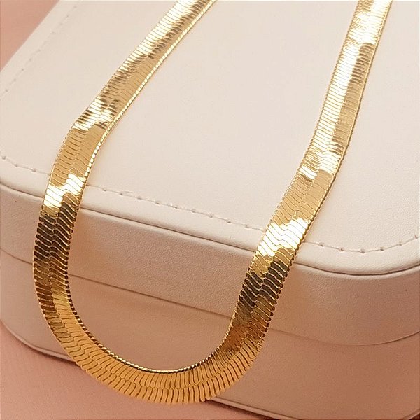 Choker - CHOKER FITA LARG 8mm 30+10 CM