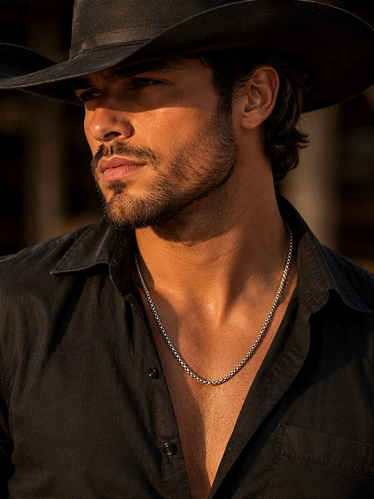 CORRENTE VENEZIANÃO EM AÇO 60CM DIÂMETRO DO CORDÃO