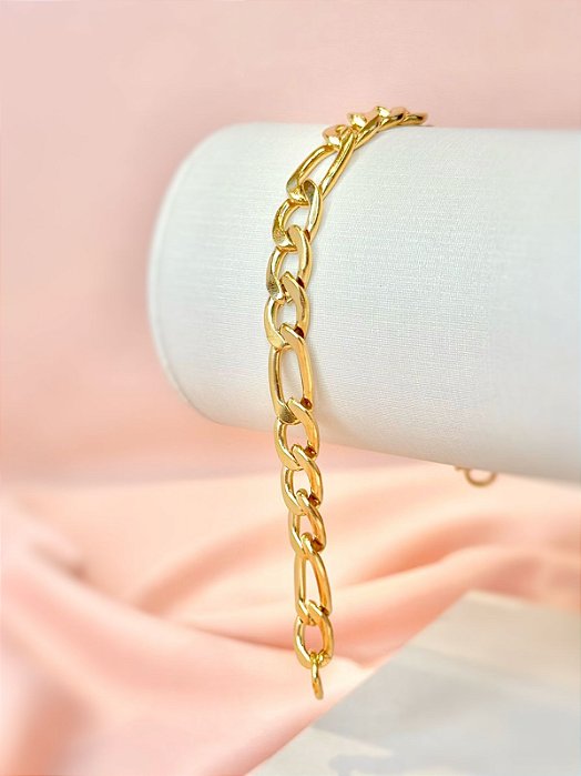 PULSEIRA CARTIER ELO 3X1 CHATO 18CM